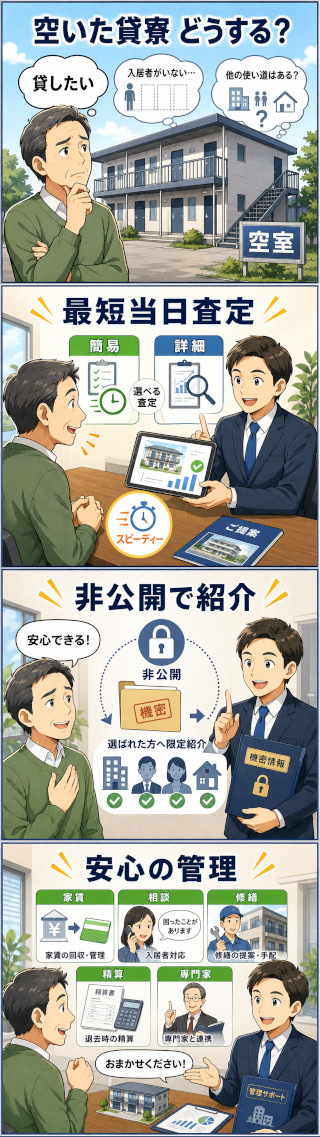 求む!貸寮!